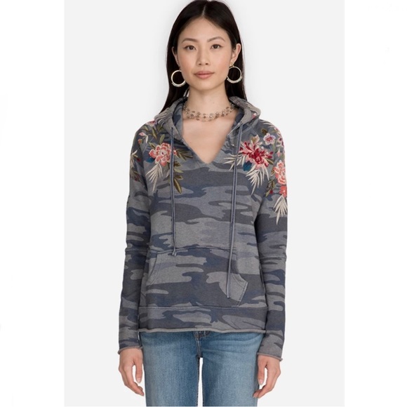 Johnny Was Kashmiri Raw Edge Hoodie - Picture 3 of 10